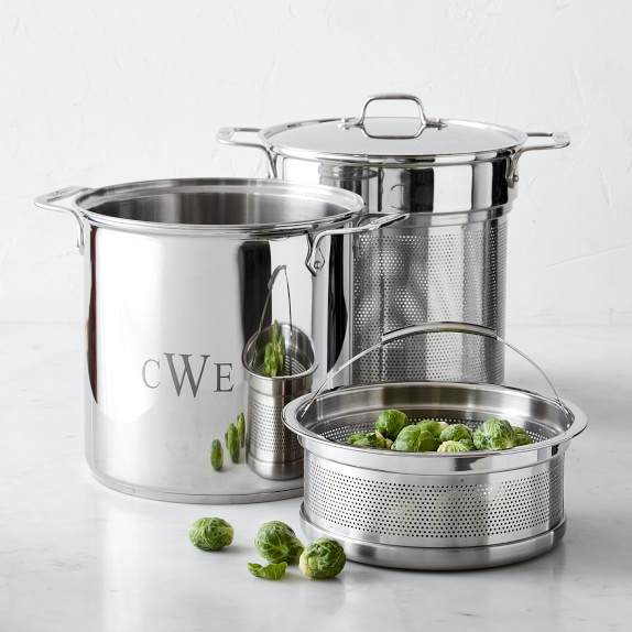All-Clad Perforated Multipot with Steamer Basket, 12-Qt.  Williams Sonoma
