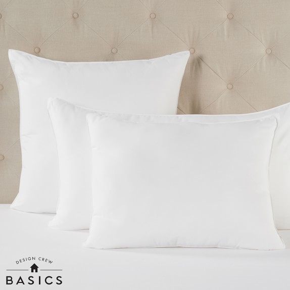 Design Crew Basics Microfiber Pillow, Standard