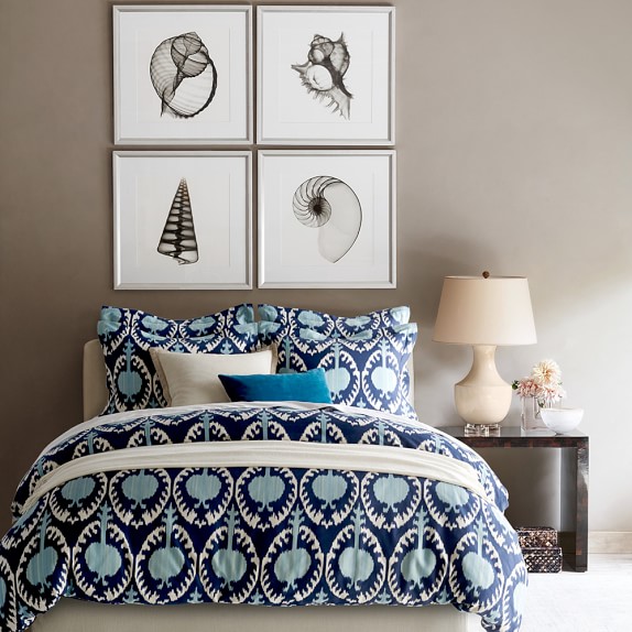 Printed Marrakesh Ikat Duvet Cover Shams Williams Sonoma