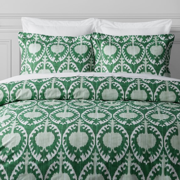 Printed Marrakesh Ikat Duvet Cover Shams Williams Sonoma