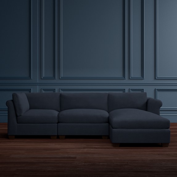 Williams Sonoma 3Piece Chaise Sectional, Right Williams Sonoma