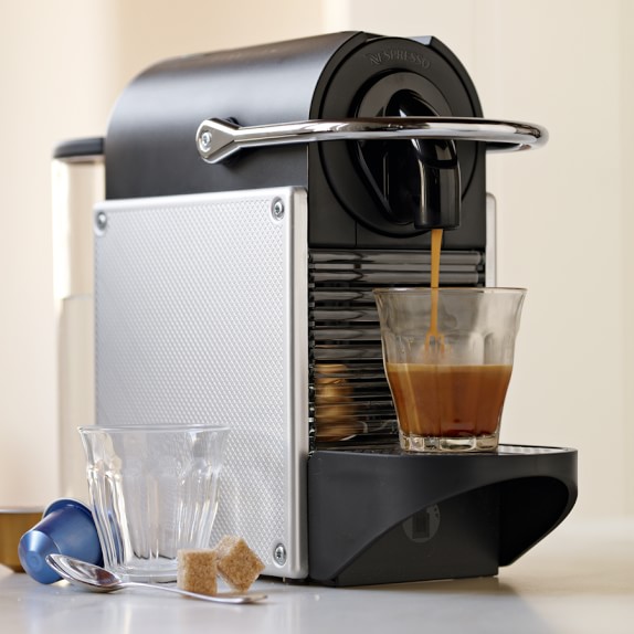Nespresso Pixie Espresso Machine with Aeroccino Milk Frother Williams
