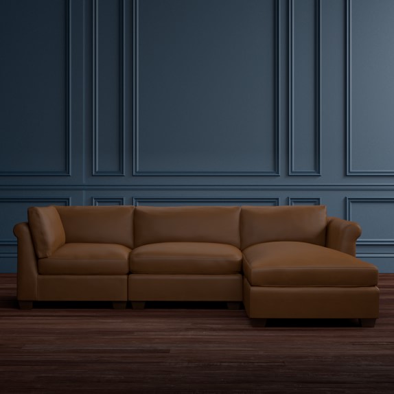 Williams Sonoma 3Piece Chaise Sectional, Right Williams Sonoma