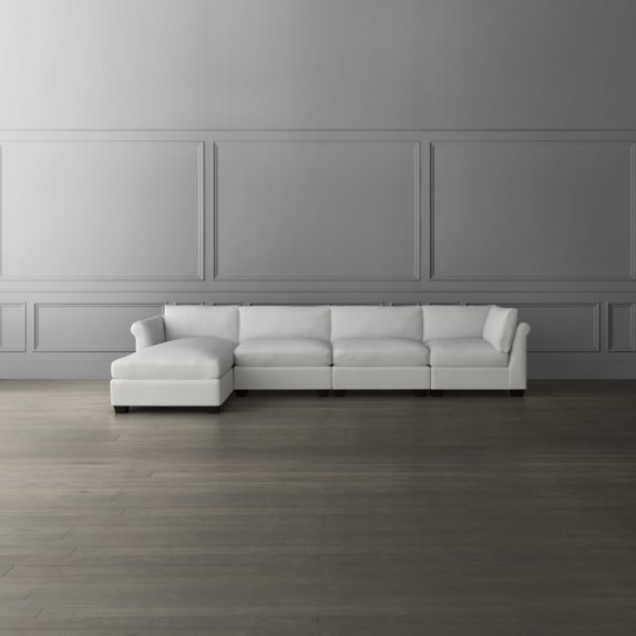 Williams Sonoma 4Piece Chaise Sectional, Left Williams Sonoma