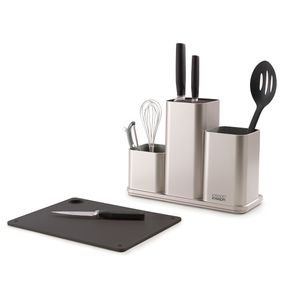 Joseph Joseph Countertop Utensil Holder Silver Williams Sonoma