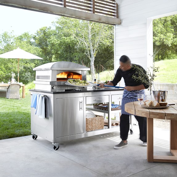 Kalamazoo Artisan Fire Outdoor Pizza Oven Pizza Station With