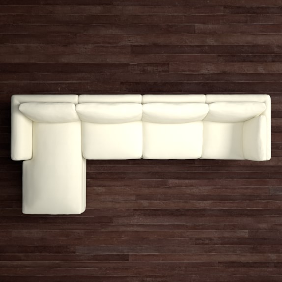 Williams Sonoma 4Piece Chaise Sectional, Left Williams Sonoma