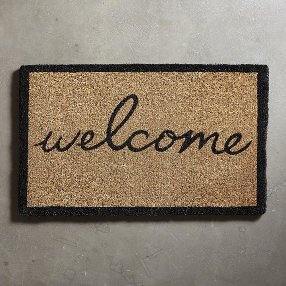 Welcome Door Mat Williams Sonoma