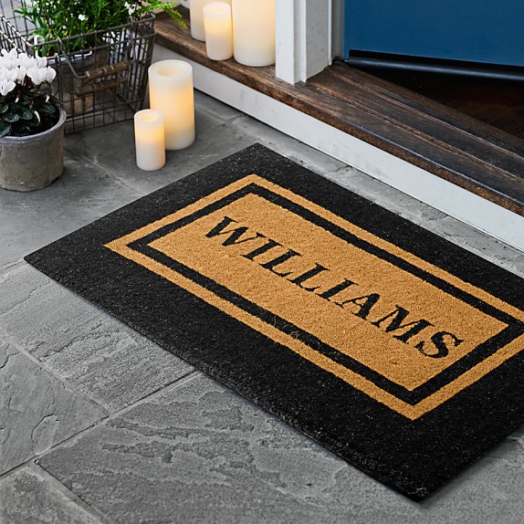 Personalized Double Border Doormat