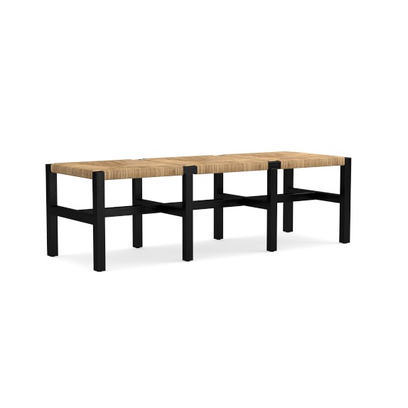 Newcomb Woven Bench Williams Sonoma