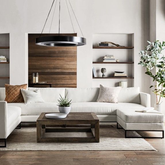 Cane Woven Leather Pillow Cover, Tan Williams Sonoma