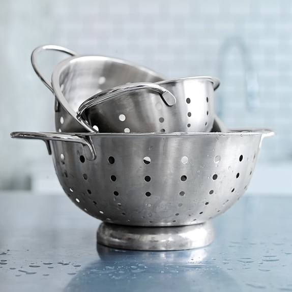 williams sonoma stainless steel colander