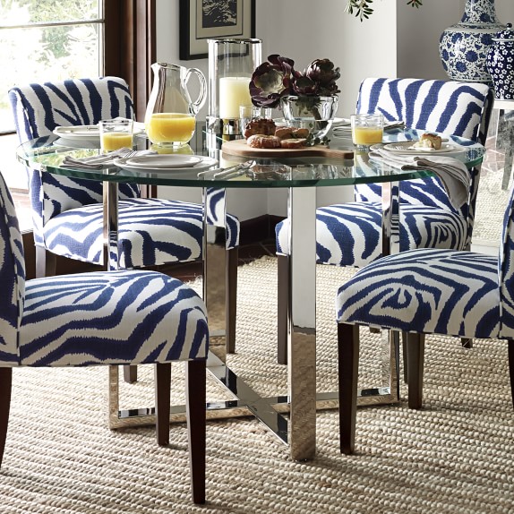 Mercer Round Dining Table With Gl Top