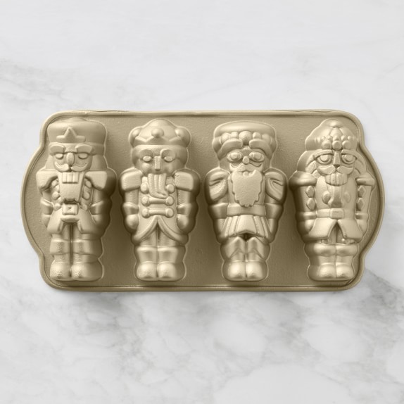 Nordic Ware Nutcracker Cakelet Pan Williams Sonoma