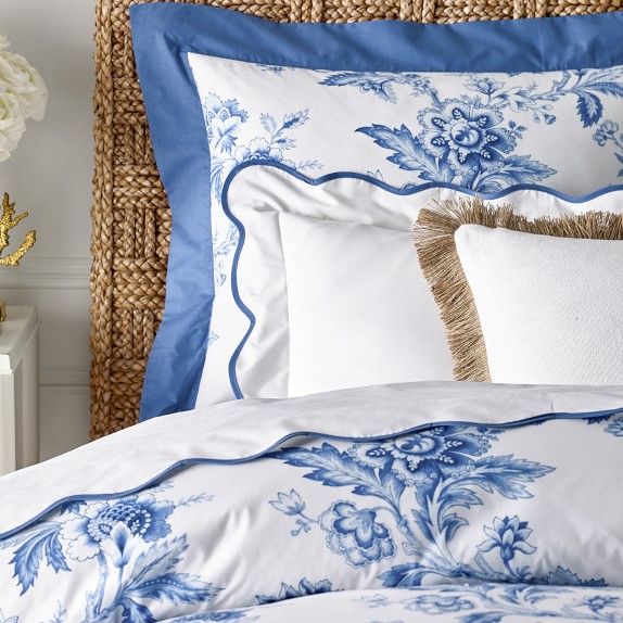 Aerin Fairfield Organic Printed Duvet Cover Shams Williams Sonoma