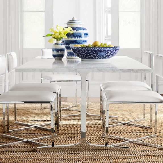 Parisian Dining Table Marble Williams Sonoma