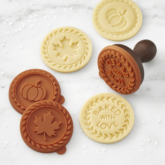 Fall Silicone Cookie Stamps, Set of 3