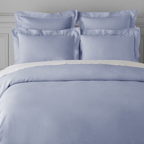 Italian Stone Washed Linen Duvet Cover Shams Williams Sonoma