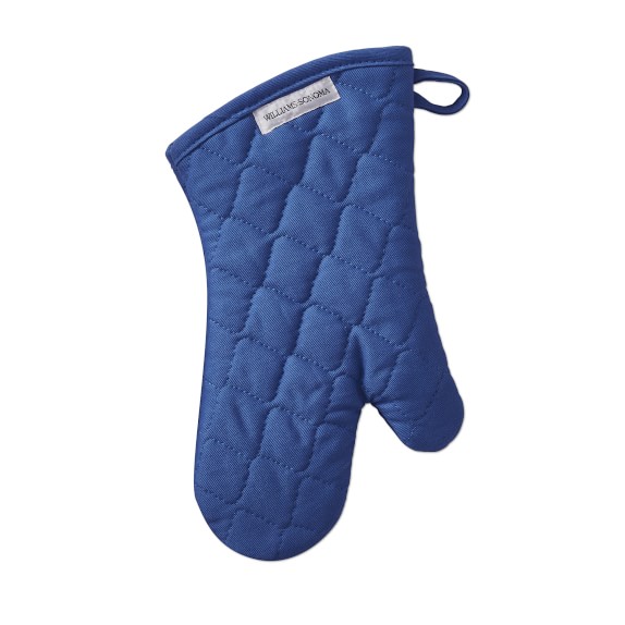 Williams Sonoma Oven Mitt Bright Blue Williams Sonoma