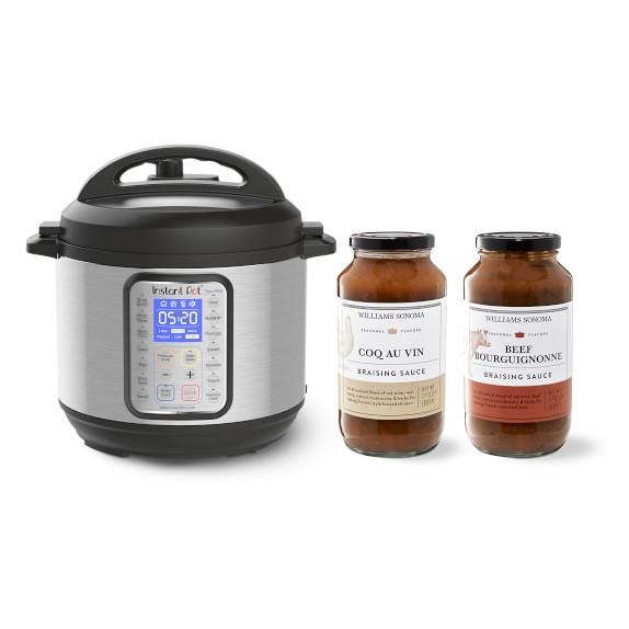 Instant Pot Duo Plus60 9-in-1 Multi-Use Programmable Pressue Cooker with French Classics Starter Sauces, 6-Qt