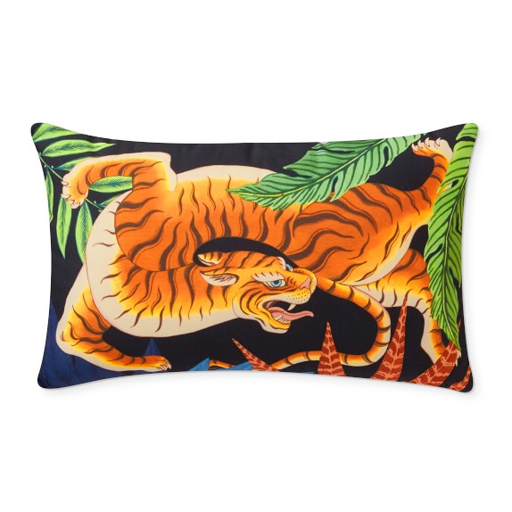 Outdoor Printed Exotic Animal Pillow, 14