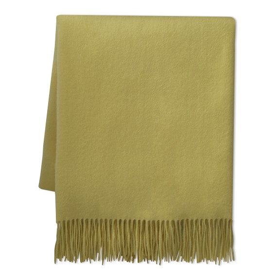 Solid Cashmere Throw, 50