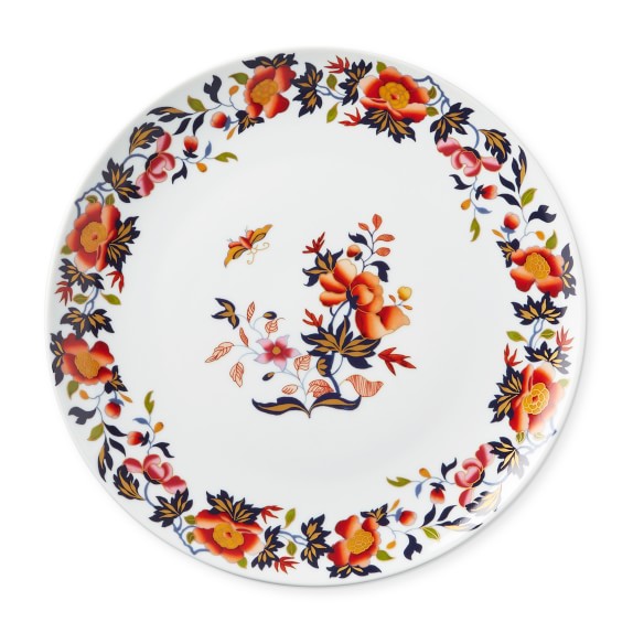 Fleur Dinner Plates, Each, White