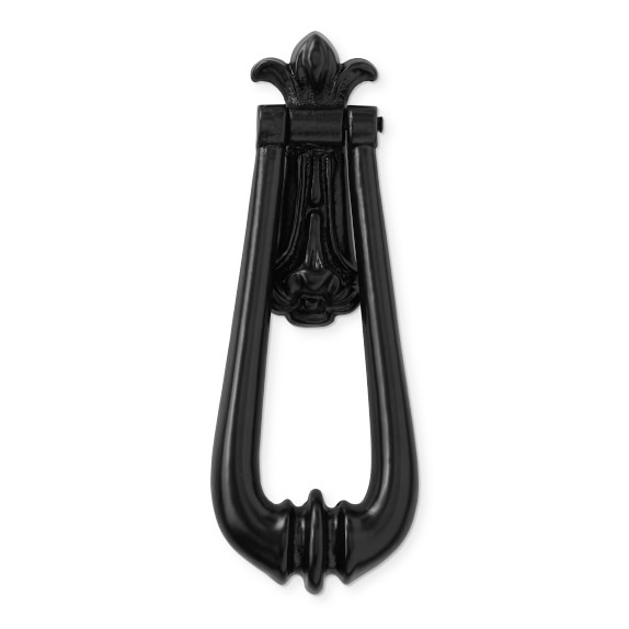 Black Iron Pendant Door Knocker