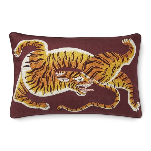 tiger body pillow