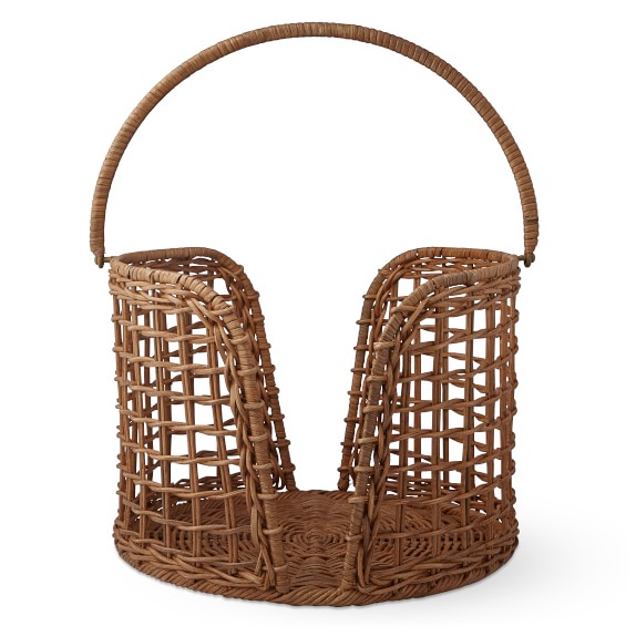 AERIN Light Rattan Plate Caddy