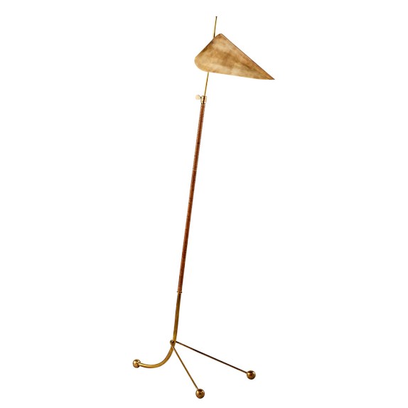 AERIN Moresby Floor Lamp, Antique Brass
