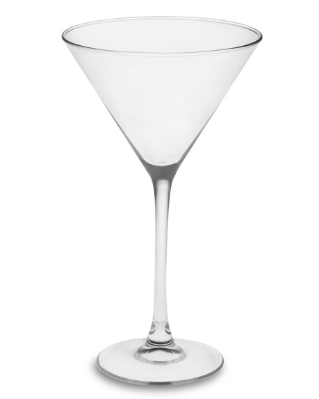 Plain Martini Glasses, Set of 4