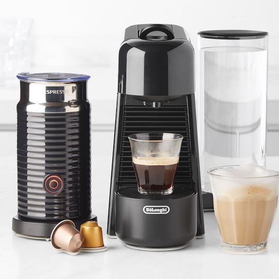 Nespresso Essenza Plus Coffee Maker & Espresso Machine with Aero by De'Longhi, Black