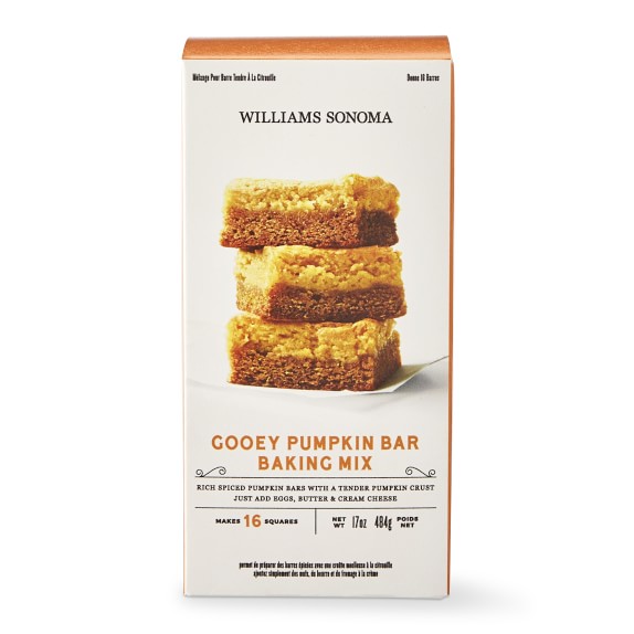 Williams Sonoma Pumpkin Gooey Bar Mix