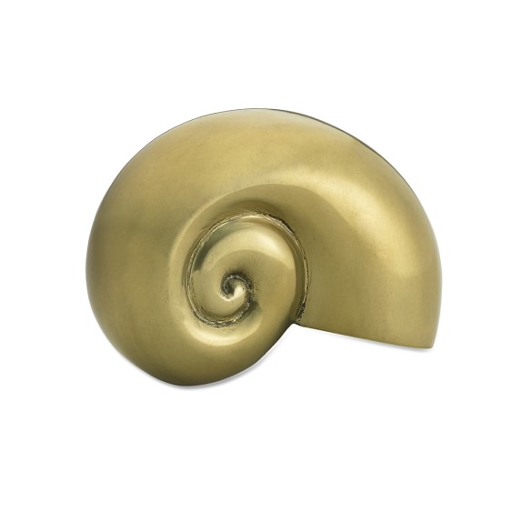 Stylized Brass Shell, Nautilus