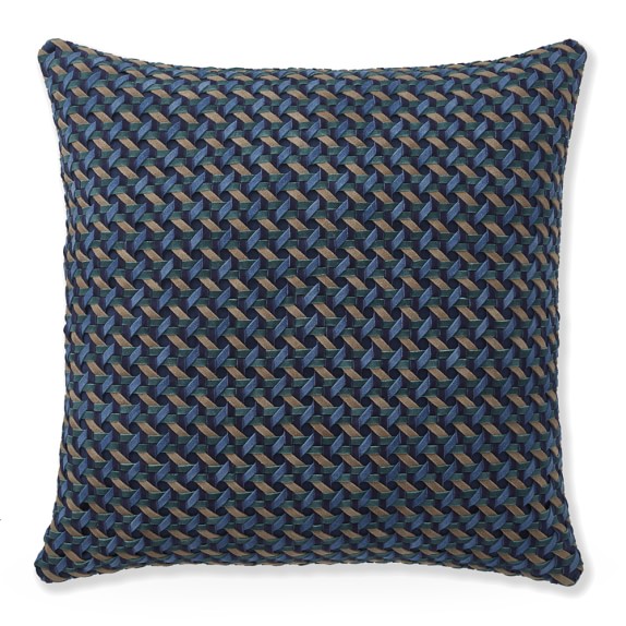 Lattice Suede Pillow Cover, 20