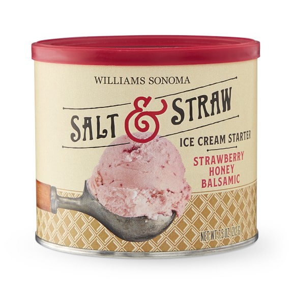 Salt and Straw Strawberry Honey Balsamic Ice Cream Starter