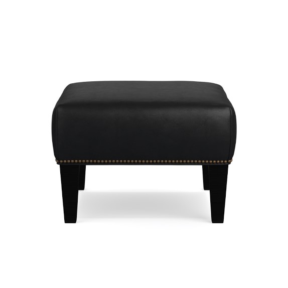 Fairfax Square Ottoman, Tapered Leg, Untufted 26