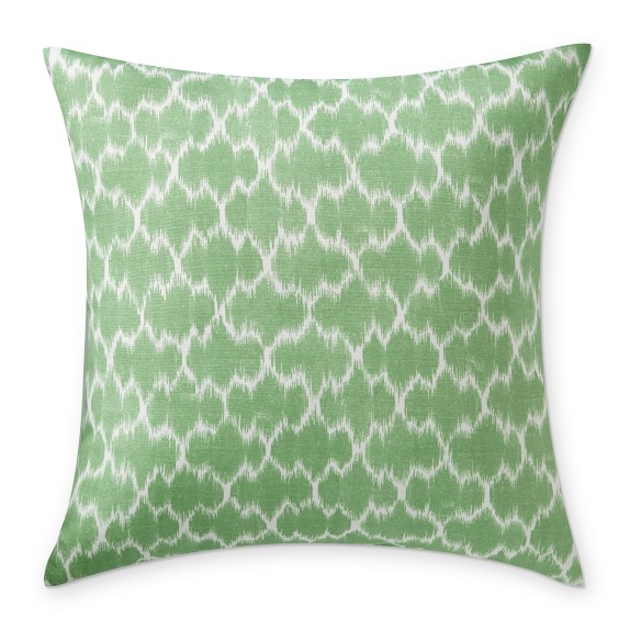 AERIN Outdoor Printed Medallion Ikat Pillow, 22