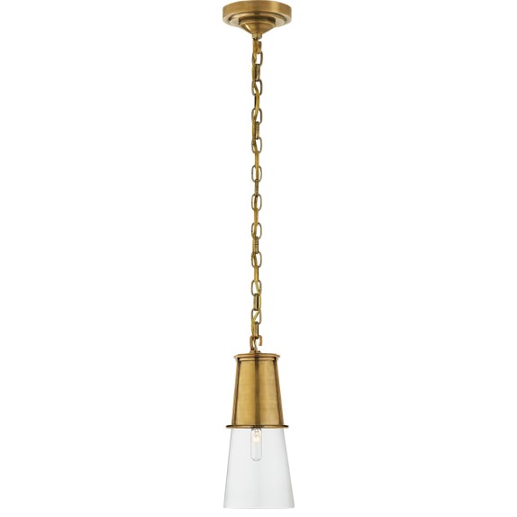 Robinson Pendant, Antique Brass