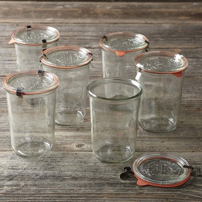 Weck Mold Jar, 28.7 oz, Set of 6