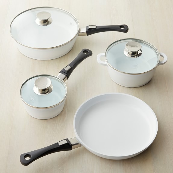 Berndes Vario Click Pearl Ceramic Nonstick 7-Piece Cookware Set