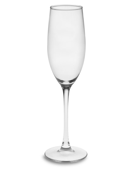 Plain Champagne Flutes, Set of 4