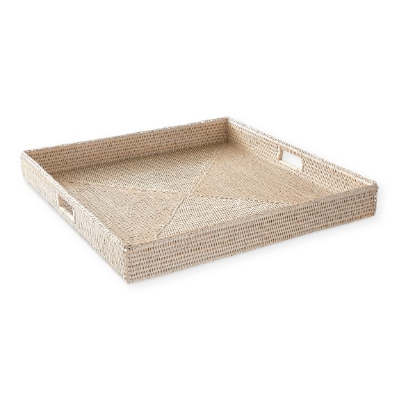Hapao Square Tray, Light Wash, Large