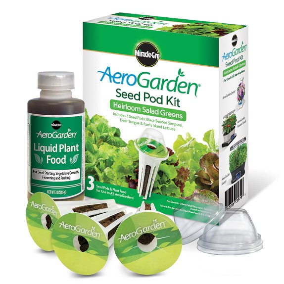 Aerogarden 3-Pod Heirloom Salad Greens Seed Kit