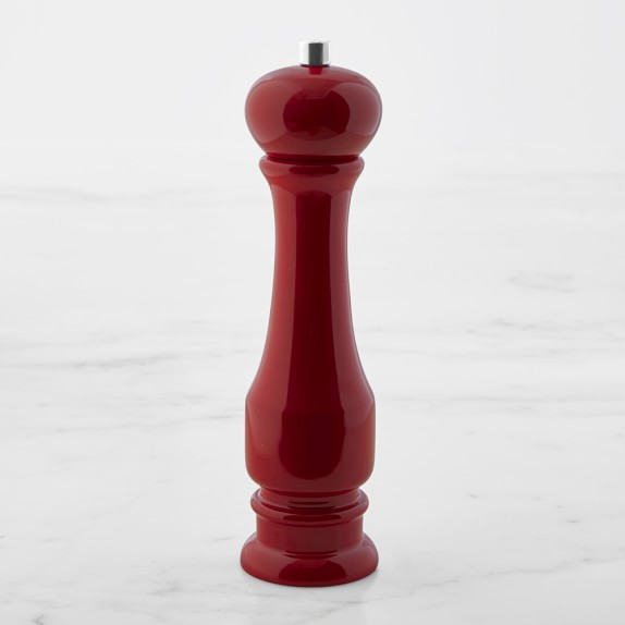 William Sonoma Lacquered Pepper Mill, Red