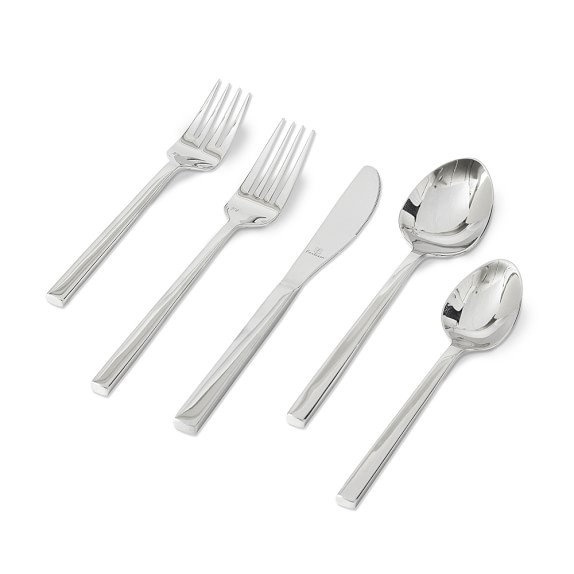 Fortessa Arezzo Mirror Flatware Sets Williams Sonoma Fortessa Arezzo Mirror Flatware Sets