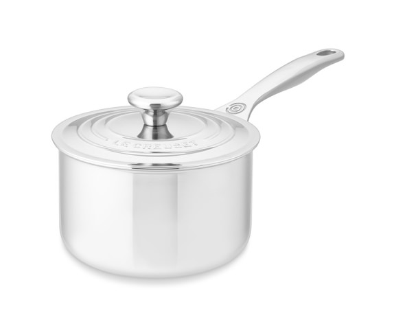 Le Creuset Stainless-Steel Saucepan, 2-Qt.