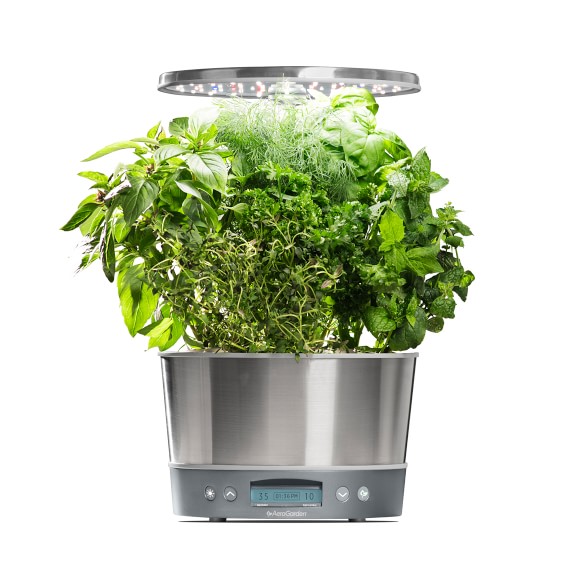 AeroGarden Harvest Elite 360, Stainless-Steel