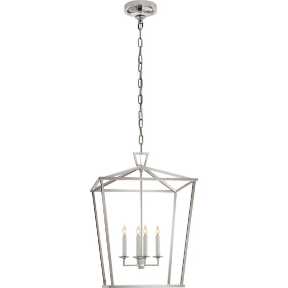 Darlana Lantern Polished Nickel Darlana Lantern Polished Nickel